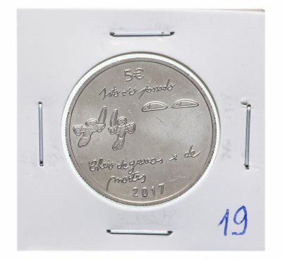 купить Португалия 5 евро 2017 молодость и будущее