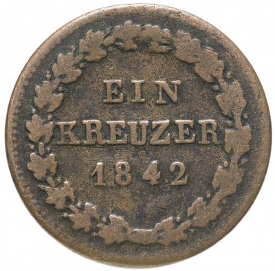 купить Германия, Нассау 1 крейцер 1842