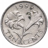 купить Бермуды 10 центов (cents) 1999-2009, случайная дата