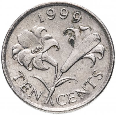 купить Бермуды 10 центов (cents) 1999-2009, случайная дата