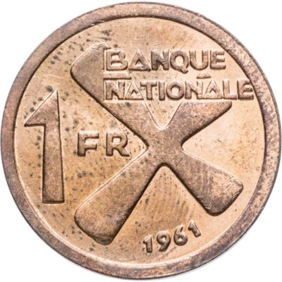 купить Катанга 1 франк (franc) 1961