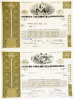 Купить Акция США EASTERN GASAND FUEL ASSOCIATES Набор ( 2 шт), 1968- 1975 гг.