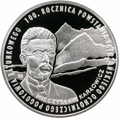 купить Польша 10 злотых 2009 год 100 лет поисково-спасательной службы в Татрах.