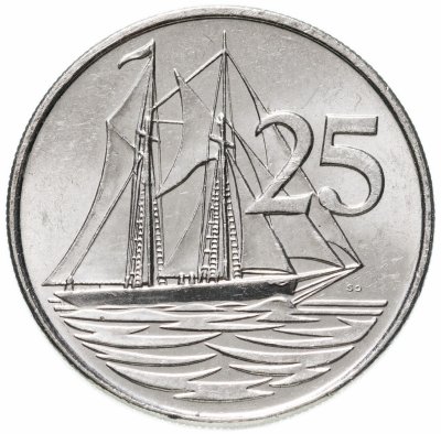 купить Каймановы острова 25 центов 2002