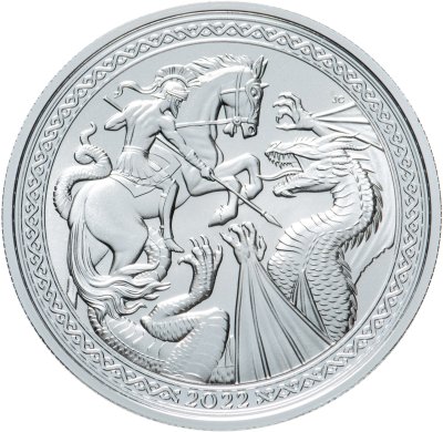 купить Остров Вознесения 2 фунта (pounds) 2022 Святой Георгий и дракон