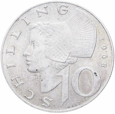 купить Австрия 10 шиллингов 1968