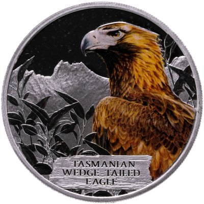 купить Тувалу 1 доллар 2012 "Тасманийский орел", в футляре с сертификатом