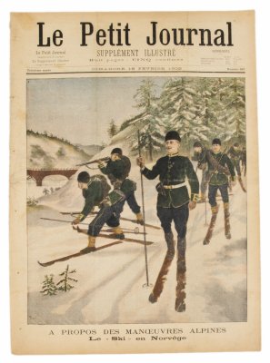 купить Газета "Le Petit Journal" выпуск № 587 от 16 февраля 1902