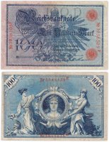 купить Германия 100 марок 1908 (Pick 33)