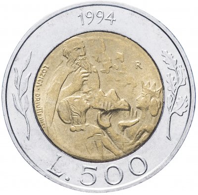 купить Сан-Марино 500 лир 1994 "Каменотес"