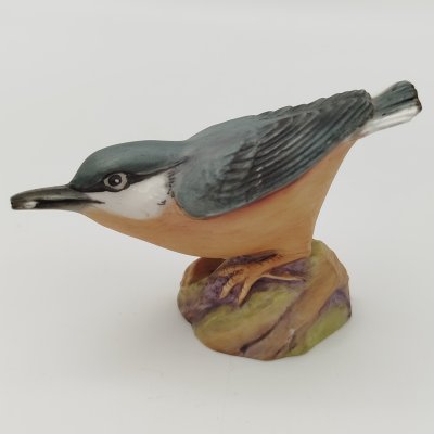 купить Миниатюрная статуэтка "The Nuthatch" ("Поползень"), фарфор, роспись, Royal Worcester, Великобритания, 1960-1980 гг.
