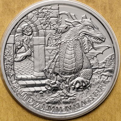купить Австрия 10 евро 2011 "Австрийские сказки и легенды - Линдворм из Клагенфурта" буклет