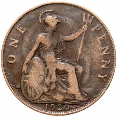 купить Великобритания 1 пенни (penny) 1920