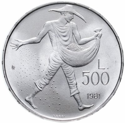 купить Сан-Марино 500 лир (lire) 1981 "2000 лет со дня смерти Вергилия"