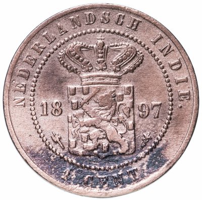 купить Голландская Ост-Индия 1 цент (cent) 1897