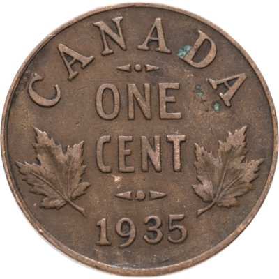 купить Канада 1 цент (cent) 1935