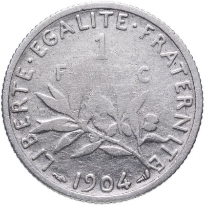 купить Франция 1 франк 1989-1916