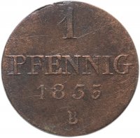 купить Германия (Ганновер) 1 пфенниг 1835 (B)