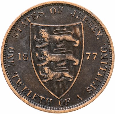 купить Джерси 1/12 шиллинга 1877