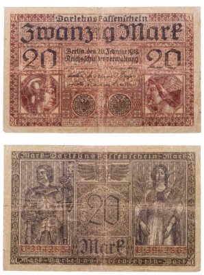 купить Германия 20 марок 1918