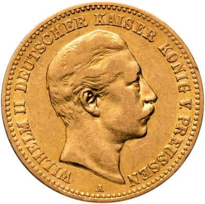купить Германия (Империя), Пруссия 10 марок (mark) 1890 A Вильгельм II