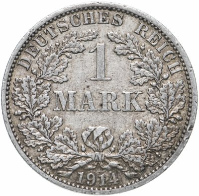 купить Германия, Германская империя 1 марка 1914 "А" - Берлин