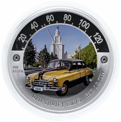 купить Ниуэ 2 доллара 2010 "Старые советские автомобили-Зим-(Газ-12)"