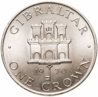 купить Гибралтар 1 крона (crown) 1970