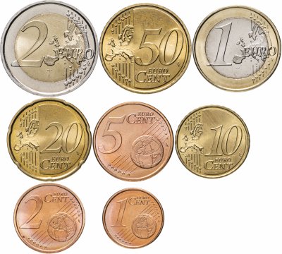 купить Испания набор монет евро 2015 (8 шт.)