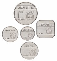купить Аруба набор 5 монет 1986 - 2013 год