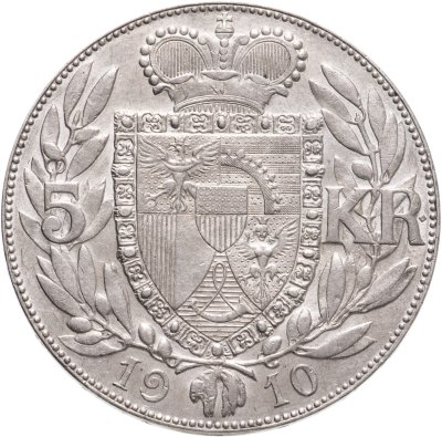 купить Лихтенштейн 5 крон (kronen) 1910