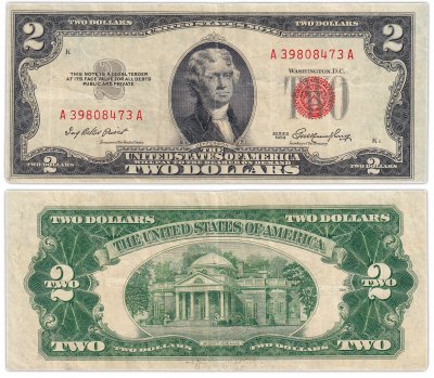 купить США 2 доллара 1953 series 1953 (Pick 380)