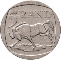 купить ЮАР 5 рандов (рэндов, rand) 2001