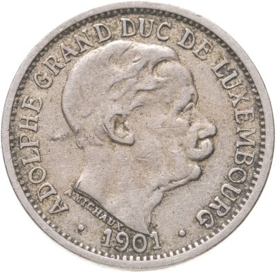 купить Люксембург 10 сантимов (centimes) 1901