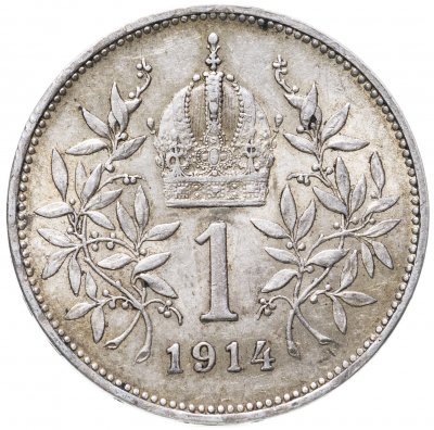 купить Австро-Венгрия 1 крона 1914 год для Австрии