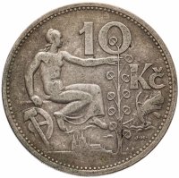 купить Чехословакия 10 крон (korun) 1932