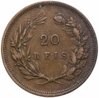 купить Португалия 20 рейс (reis) 1892