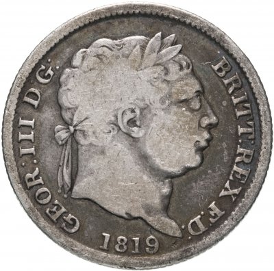 купить Великобритания 1 шиллинг (shilling) 1819 Георг III