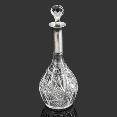 купить Графин, металл, хрусталь, гранение, Германия, 1886-1910 гг.
