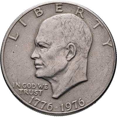 купить США 1 доллар (dollar) 1976 200 лет независимости США без обозначения монетного двора
