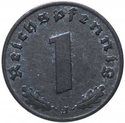 купить Германия, Третий рейх 1 рейхспфенниг 1943 J