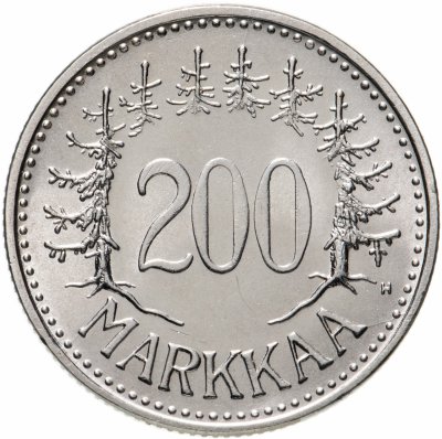 купить Финляндия 200 марок (markkaa) 1956