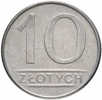 Купить Польша 10 злотых (zlotych) 1984-1988