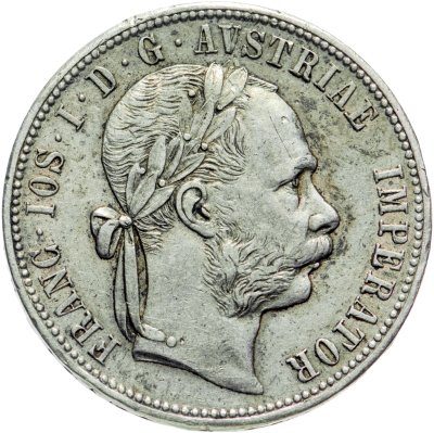 купить Австро-Венгрия 1 флорин (florin) 1876, монета для Австрии