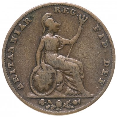 купить Великобритания 1 фартинг (farthing) 1840