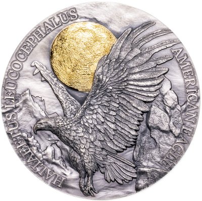 купить Гана 10 седи 2022 "Американский орел" в футляре с сертификатом