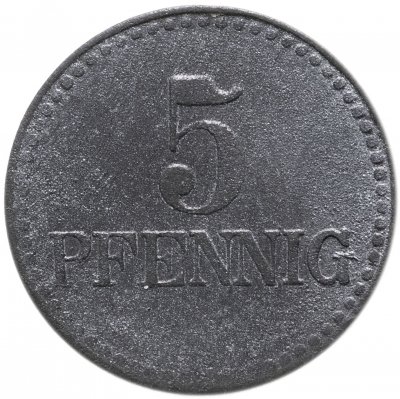 купить Германия (Леннеп) нотгельд 5 пфеннигов 1917