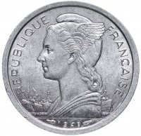 купить Реюньон 1 франк (franc) 1948