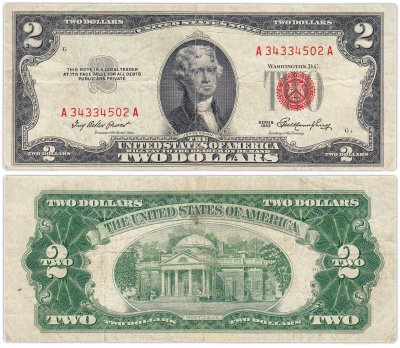купить США 2 доллара 1953 series 1953 (Pick 380)