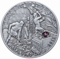 купить Палау 5 долларов 2011 "Сокровища мира - Рубин" в футляре, с сертификатом